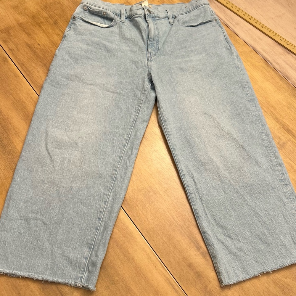 MADEWELL THE PERFECT VINTAGE WIDE-LEG CROP JEAN PETITE - Picture 6 of 9